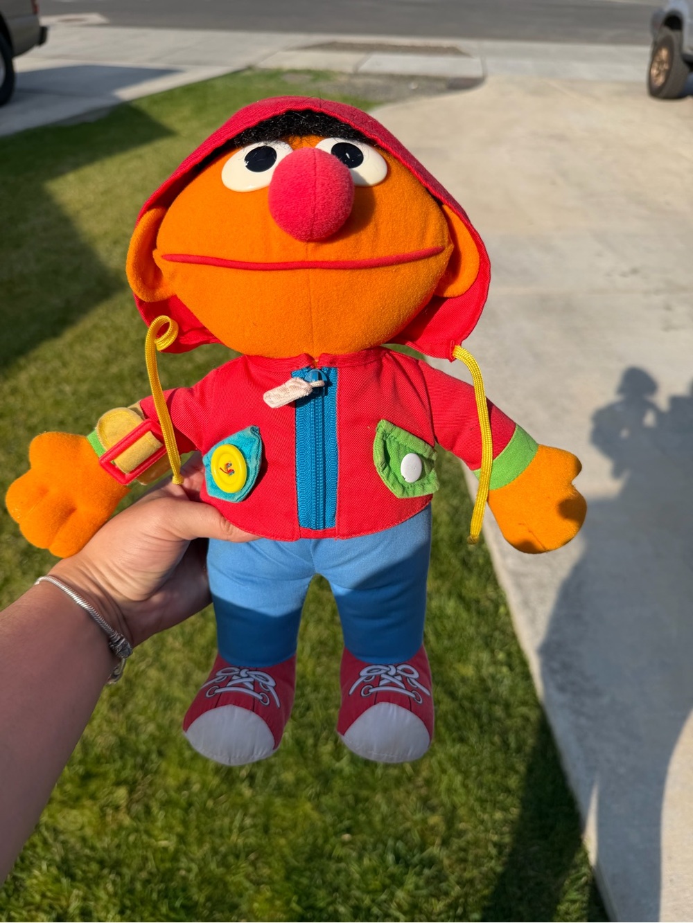 Sesame Street Ernie Plush Education Doll 12”